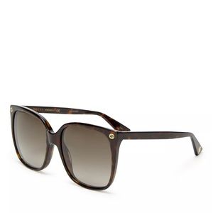 Gucci tortoise brown sunglasses. GG0022S. Like new.